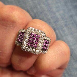 Bella Luce Luxe (2.14 CTW) with Fancy Purple Cubic Zirconia Ring